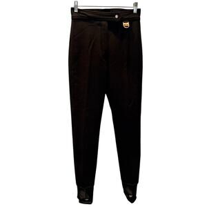 Vintage Schoeller Ellese Ski Pants Stirrup Womens 40 Black Snow HONG KONG 90s